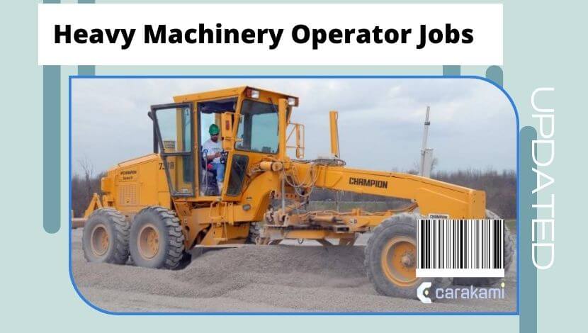 Heavy Machinery Operator Jobs