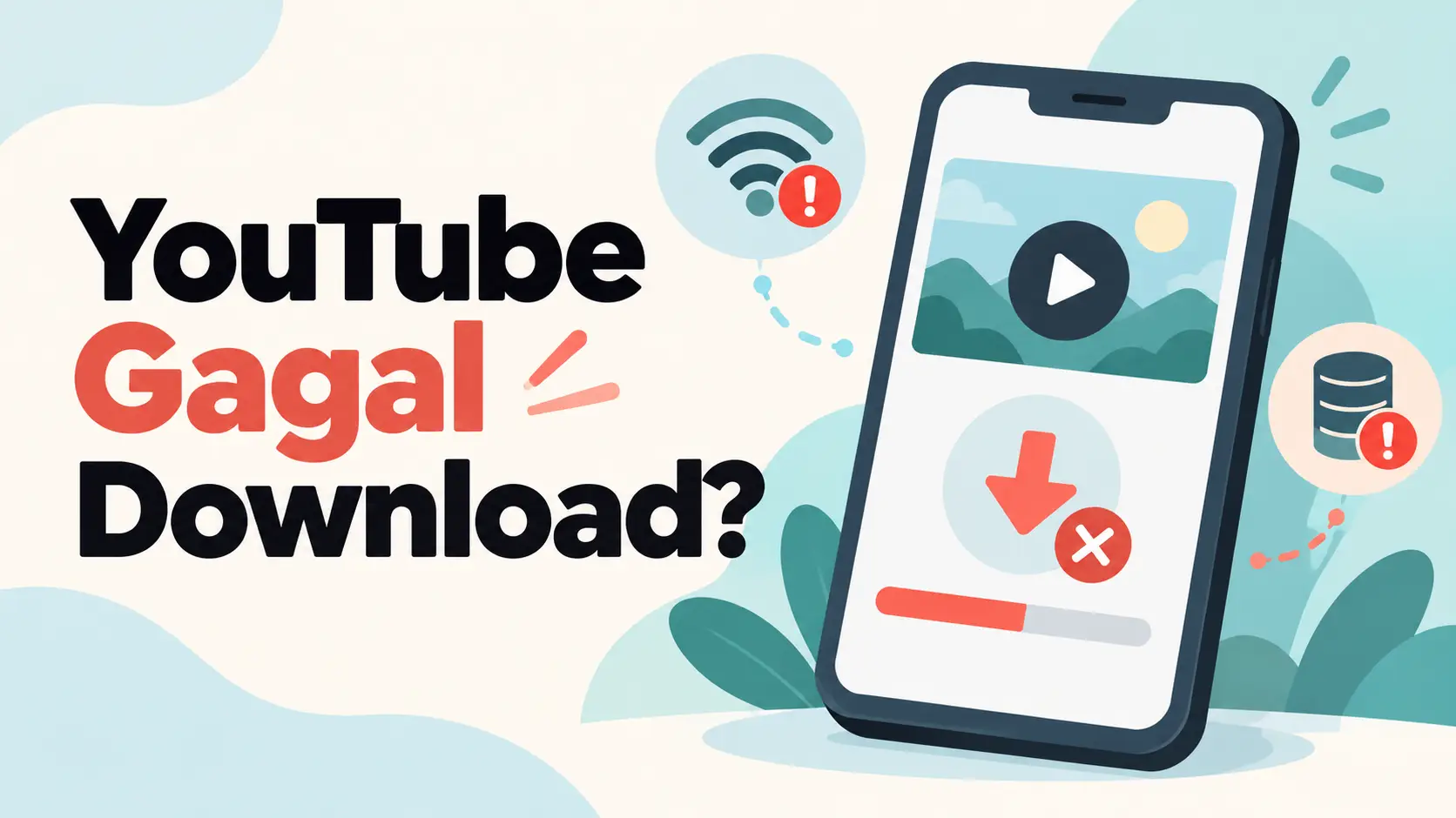YouTube Tidak Bisa Download